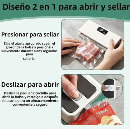 Mini Selladora 2 en 1: Sella y Corta