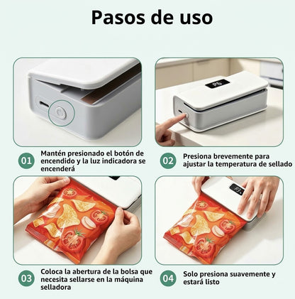 Mini Selladora 2 en 1: Sella y Corta